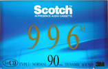 Compact Cassette Scotch 996 X 90 "996X1-90" Type I Normal 1993 Japan