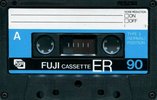 Compact Cassette Fuji ER 90 Type I Normal 1980 Japan