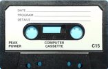 Compact Cassette Peak Power 15 Computer Cassette Unknown Country