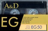 Compact Cassette A&D EG 50 Type II Chrome 1989 Japan