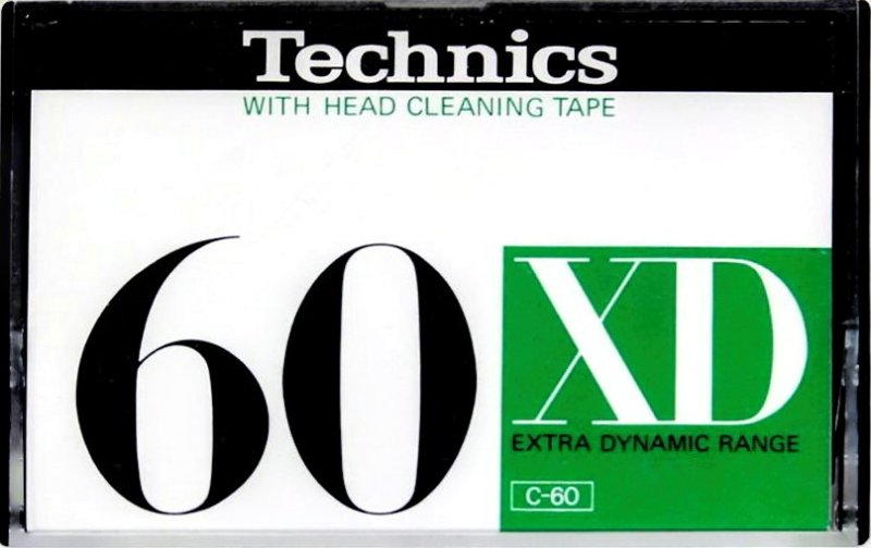 Compact Cassette Technics XD 60 "RT-60XD" Type I Normal 1978 Japan
