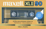 Compact Cassette Maxell XLII 90 Type II Chrome 1984 Europe