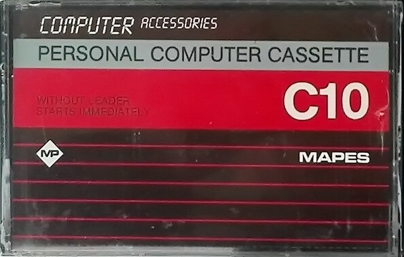 Compact Cassette Mapes 10 "C10" Computer Cassette Unknown Country