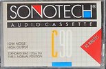 Compact Cassette Sonotech 90 Type I Normal Southern Africa