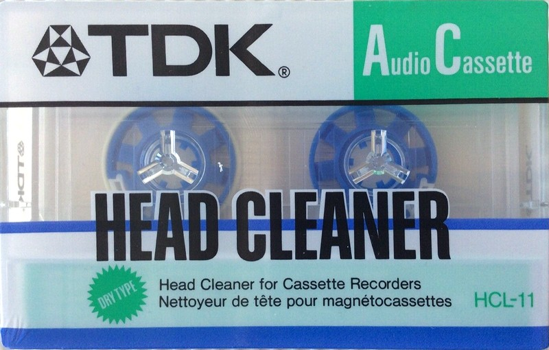 Compact Cassette TDK "HCL-11" Cleaning Cassette 1987 Japan