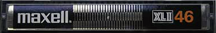 Compact Cassette Maxell XLII 46 Type II Chrome 1978 Japan