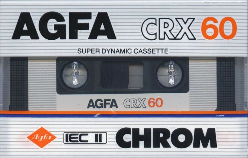 Compact Cassette AGFA CRX 60 Type II Chrome 1985 Europe