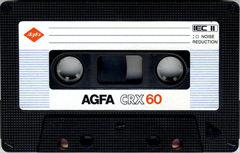 Compact Cassette AGFA CRX 60 Type II Chrome 1985 Europe
