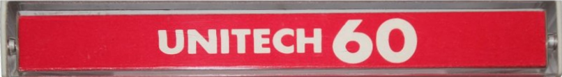 Compact Cassette Unitech 60 Type I Normal 1979 Japan