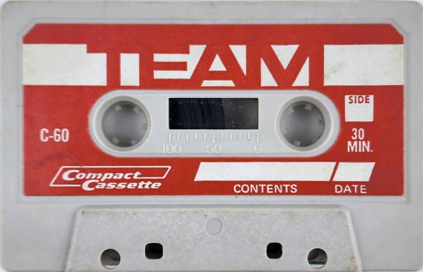 Compact Cassette Team 60 Type I Normal USA