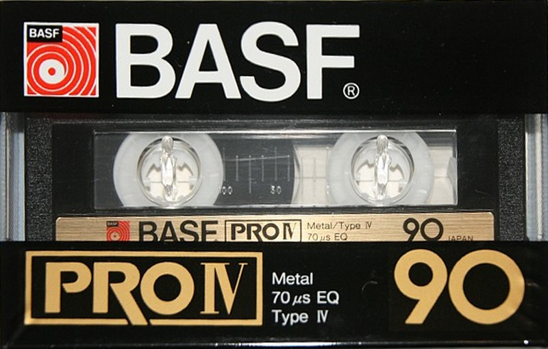 Compact Cassette BASF PRO 90 "PRO IV" Type IV Metal 1982 Japan