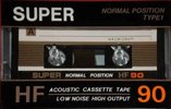 Compact Cassette Super HF 90 Type I Normal Japan