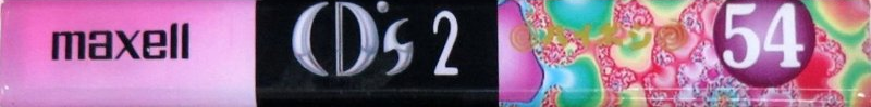Compact Cassette Maxell CD`s II / CD`s 2 54 "CDS2-54L" Type II Chrome 1997 Japan