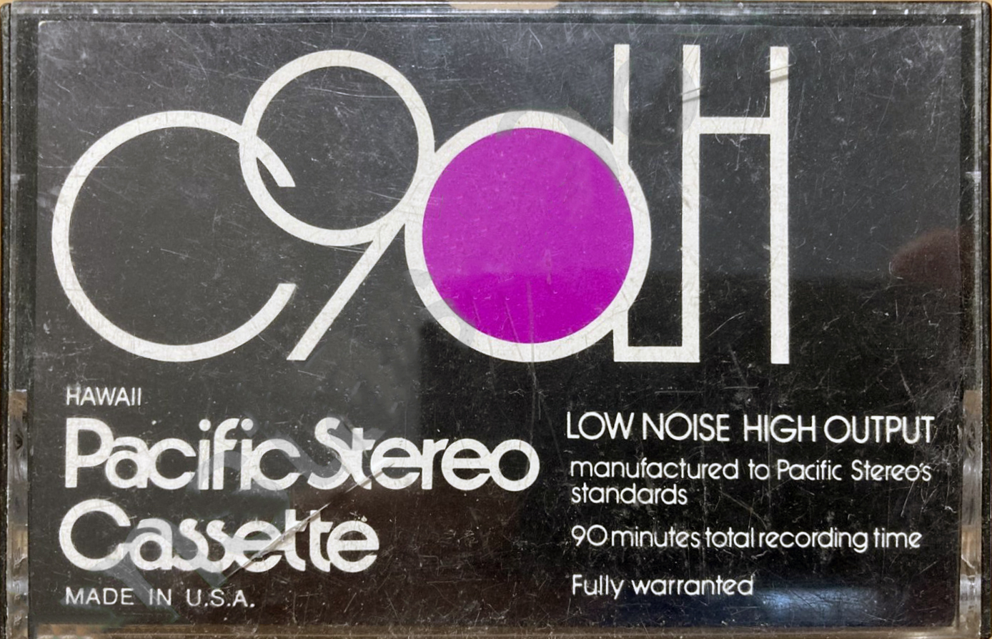 Compact Cassette Pacific Stereo 90 Type I Normal 1973 USA
