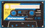 Compact Cassette Universum 60 Type I Normal 1974 Germany