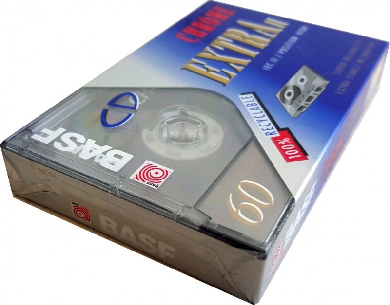 Compact Cassette BASF Chrome Extra II 60 Type II Chrome 1993 Europe