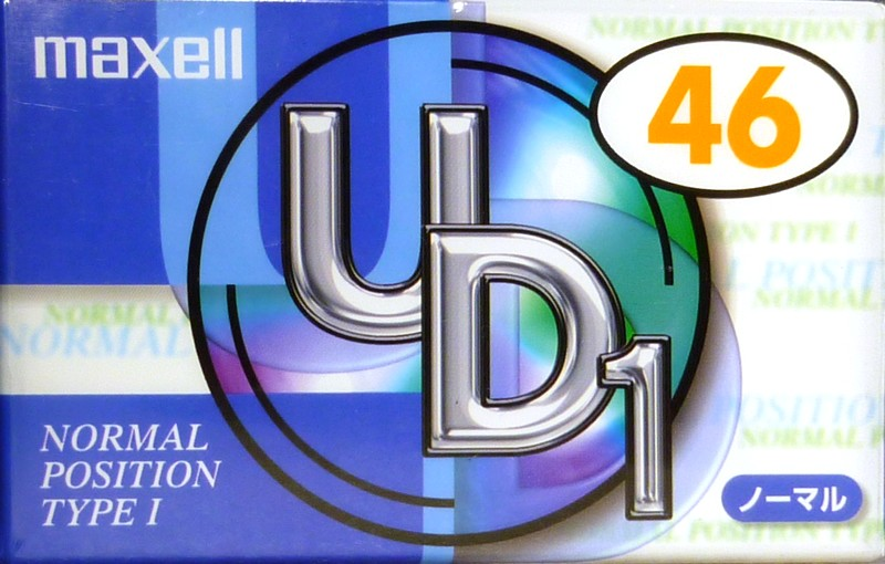 Compact Cassette Maxell UDI / UD1 46 "UD1-46N" Type I Normal 2000 Japan