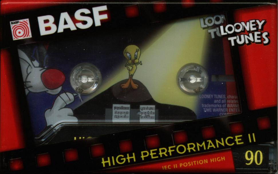 Compact Cassette BASF High Performance II 90 "Looney Tunes LT Series II" Type II Chrome 1995 Europe