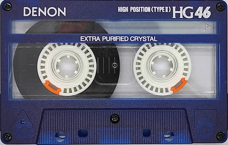 Compact Cassette Denon HG 46 Type II Chrome 1990 Japan