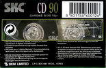 Compact Cassette SKC CD 90 Type II Chrome 1999 Europe