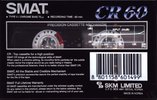 Compact Cassette Smat CR 60 Type II Chrome 1992 Europe
