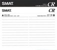 Compact Cassette Smat CR 60 Type II Chrome 1992 Europe