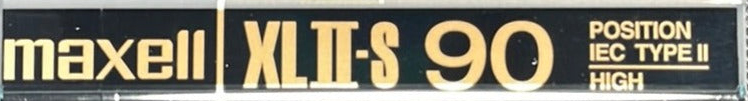 Compact Cassette Maxell XLII-S 90 Type II Chrome 1998 North America