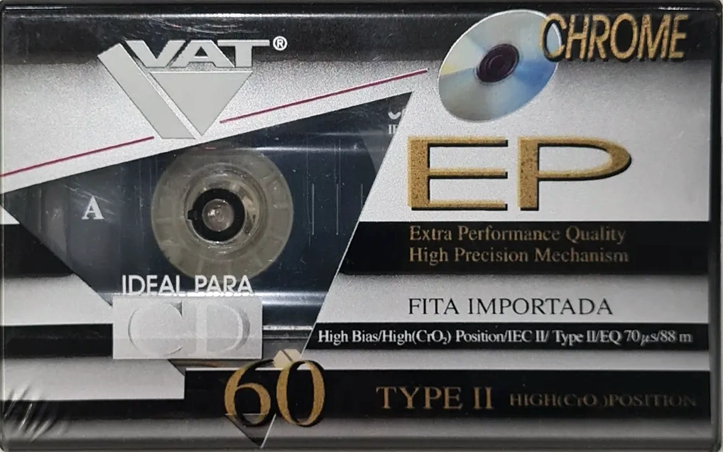 Compact Cassette Vat 60 "EP" Type II Chrome Latin America