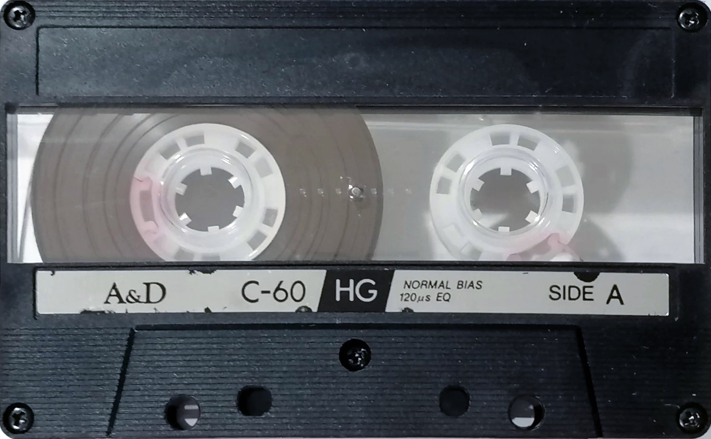Compact Cassette A&D HG 60 Type I Normal 1989 Japan