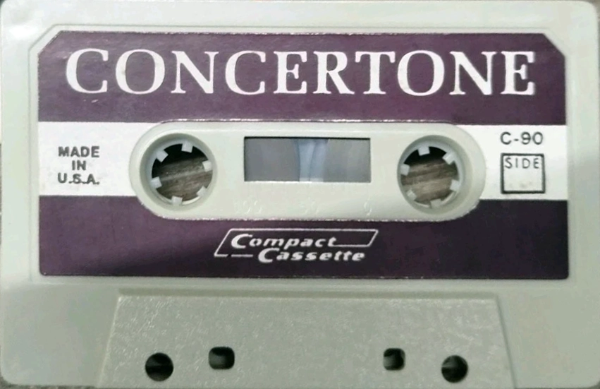 Compact Cassette Concertone 90 Type I Normal USA