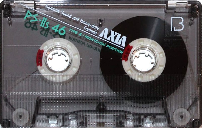 Compact Cassette AXIA PS-IIs 46 Type II Chrome 1987 Japan
