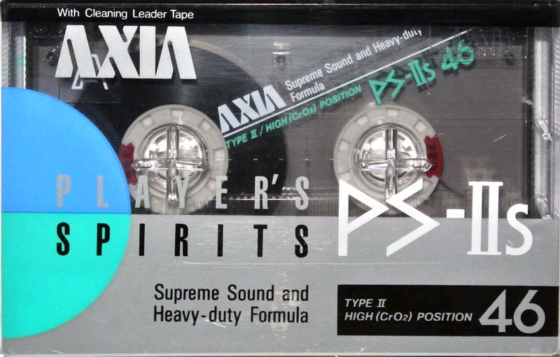 Compact Cassette AXIA PS-IIs 46 Type II Chrome 1987 Japan