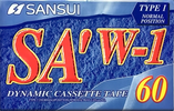 Compact Cassette Sansui SAW-1 60 Type I Normal Japan