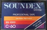 Compact Cassette Soundex SS-1000 60 Type I Normal Austria