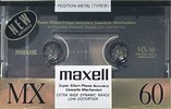 Compact Cassette Maxell MX 60 Type IV Metal 1988 Japan