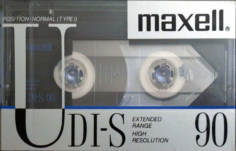 Compact Cassette Maxell UDI-S 90 Type I Normal 1988 Japan