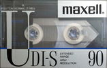 Compact Cassette Maxell UDI-S 90 Type I Normal 1988 Japan