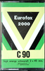 Compact Cassette Eurofox 2000 90 Type I Normal 1977 Hong Kong