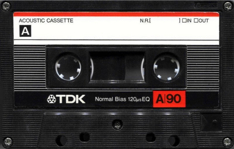Compact Cassette TDK A 90 Type I Normal 1987 USA