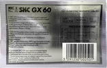 Compact Cassette SKC GX 60 Type I Normal 1987 Europe