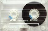 Compact Cassette JVC GI 90 "G1-90AN" Type I Normal 1990 North America