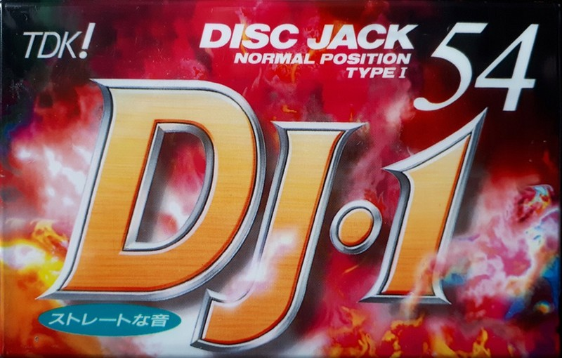 Compact Cassette TDK DJ1 Disc Jack 54 "DJ1-54" Type I Normal 1995 Japan