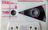 Compact Cassette Thats RX 46 Type I Normal 1984 Japan