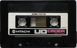 Compact Cassette Hitachi UD 60 "C60ER" Type I Normal 1977 Europe