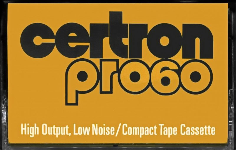 Compact Cassette Certron Pro 60 Type I Normal 1972 Mexico