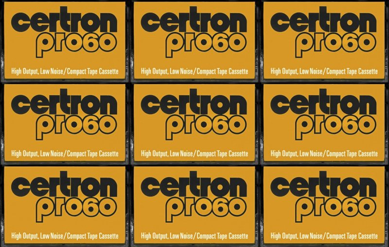 Compact Cassette Certron Pro 60 Type I Normal 1972 Mexico