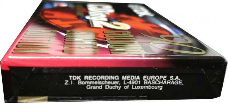 Compact Cassette TDK CDing 2 90 "CDING2-90REC Colour Limited Edition" Type II Chrome 2001 Europe