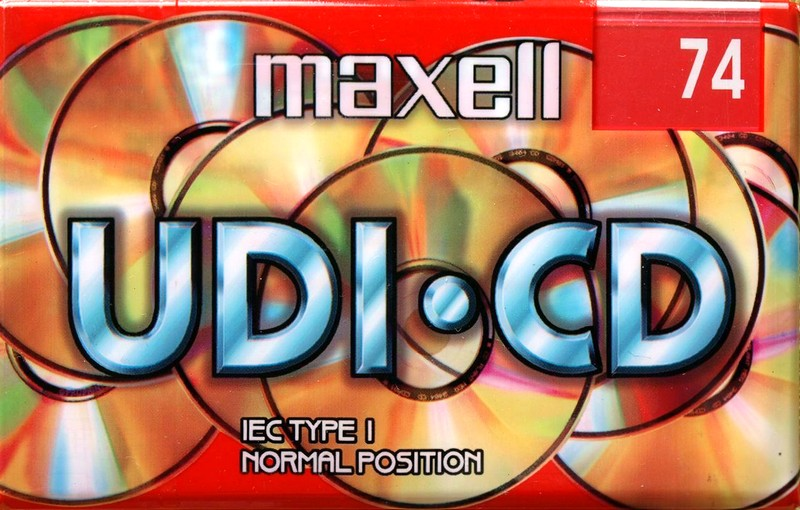 Compact Cassette Maxell UDI-CD 74 Type I Normal 1998 Europe