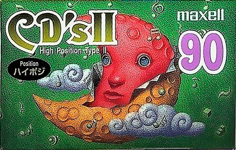 Compact Cassette Maxell CD`s II / CD`s 2 90 "CDS2-90J" Type II Chrome 1995 Japan