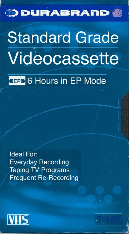 VHS, Video Home System Durabrand 120 Type I Normal USA